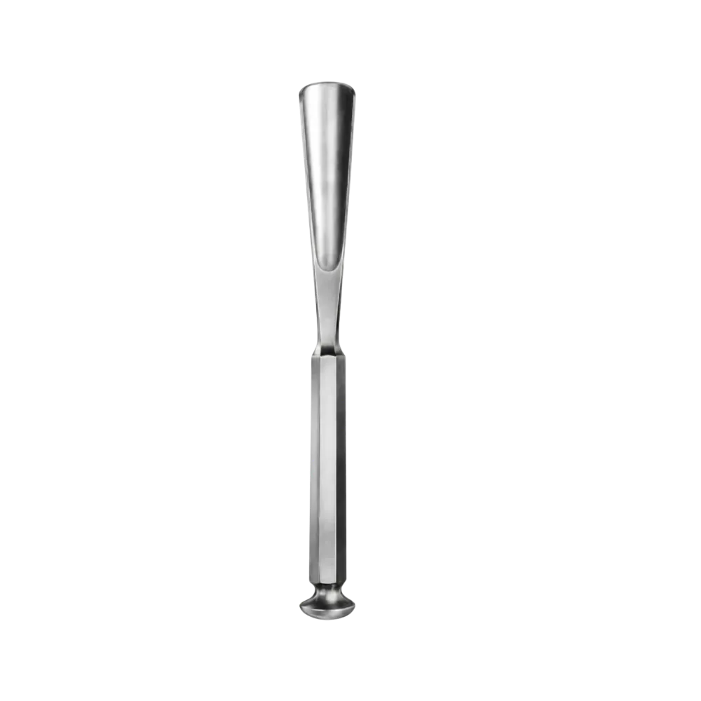 Bone Gouge, curved, 10 mm, 20 cm
