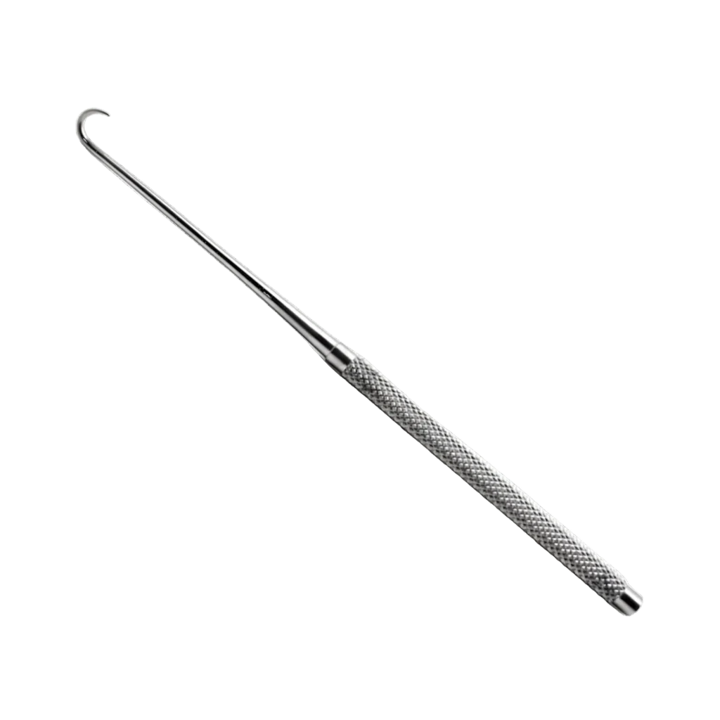 Gillies Skin Hook, single, sharp, 18 cm